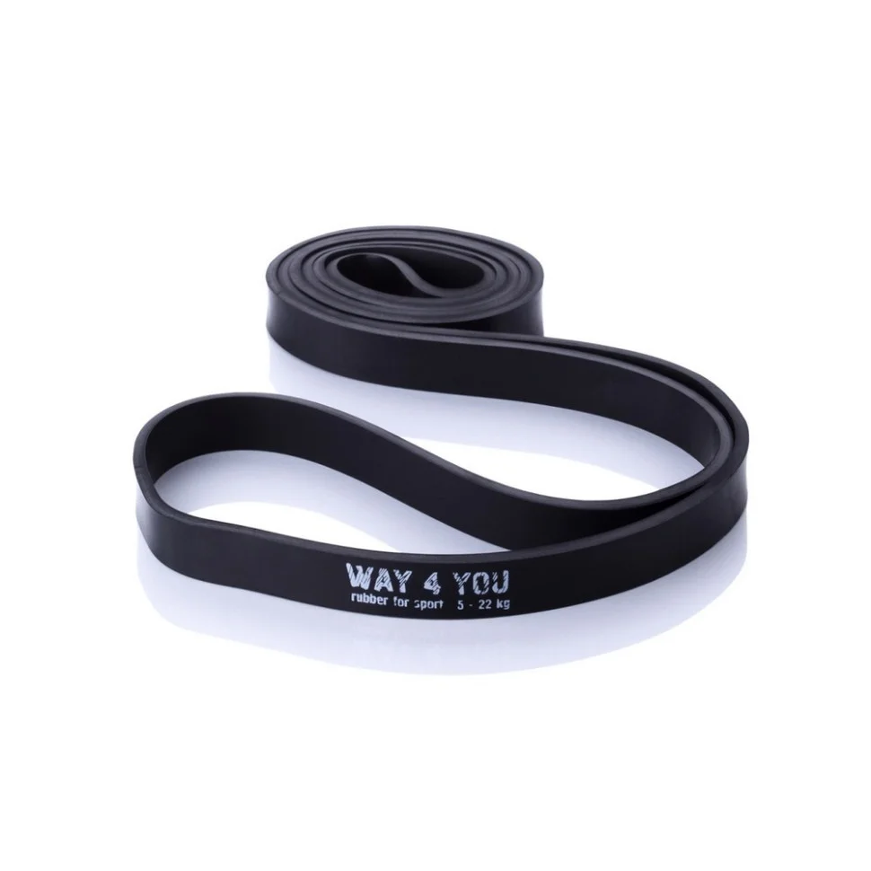Резиновые петли для фитнеса Way4you w40003 черный 5-22 кг