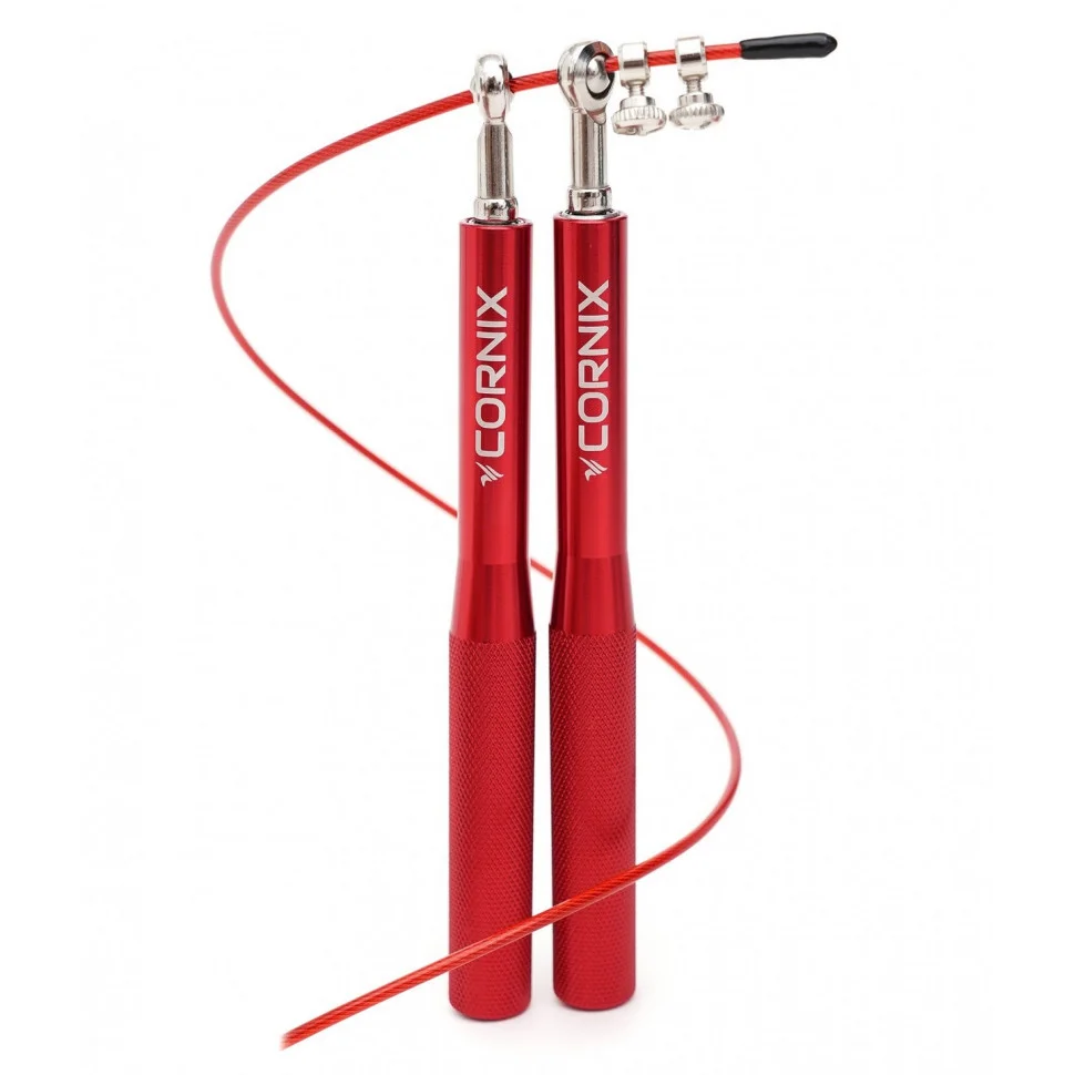 Скакалка швидкісна для кросфіту Speed Rope Cornix XR-0158 Red