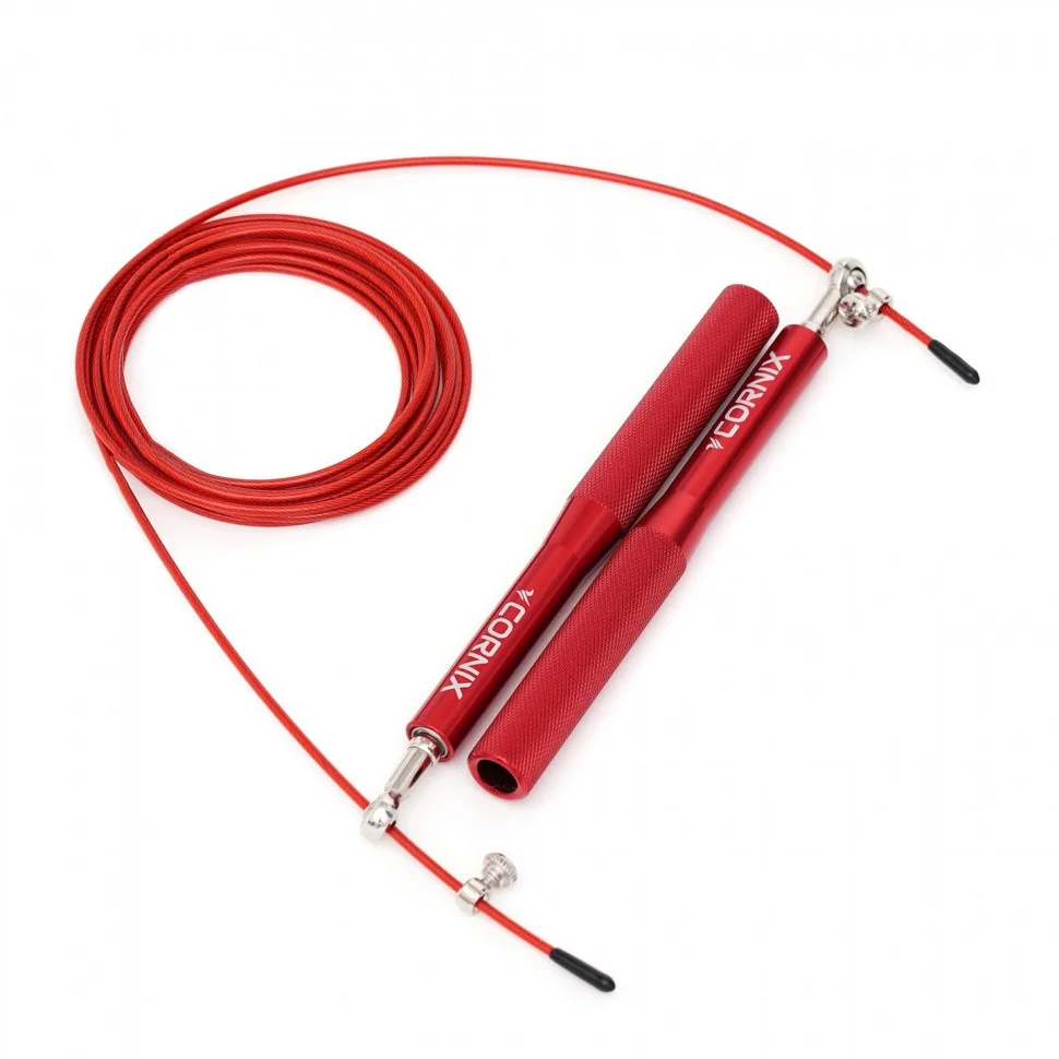 Скакалка швидкісна для кросфіту Speed Rope Cornix XR-0158 Red