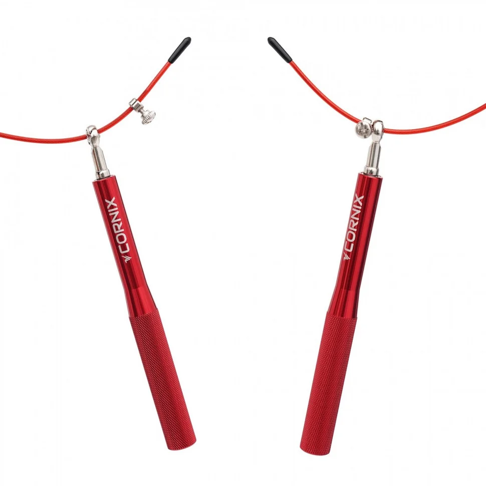 Скакалка швидкісна для кросфіту Speed Rope Cornix XR-0158 Red