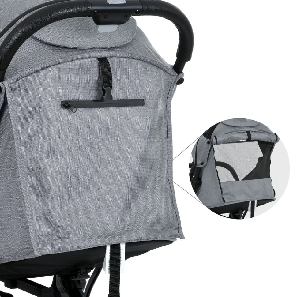Детская прогулочная коляска FLASH Bambi M 5727-1 Silver Gray