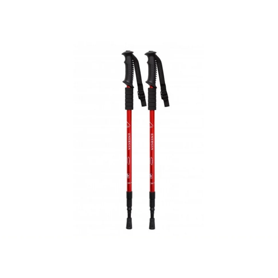 Палка для скандинавской ходьбы Energia EasyFit EF-2417-R, красная