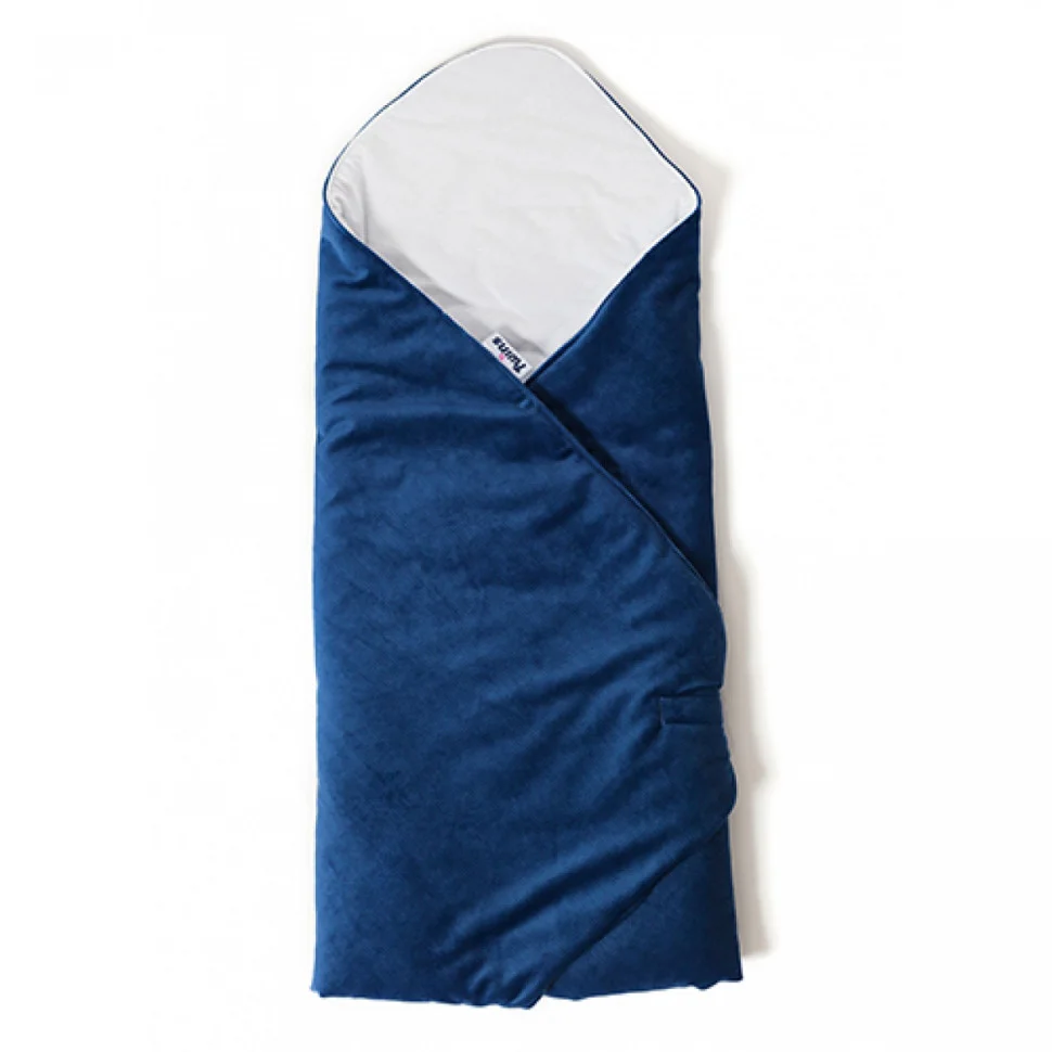 Конверт-плед детский Velvet Twins 9015-TW-09 dark blue, синий