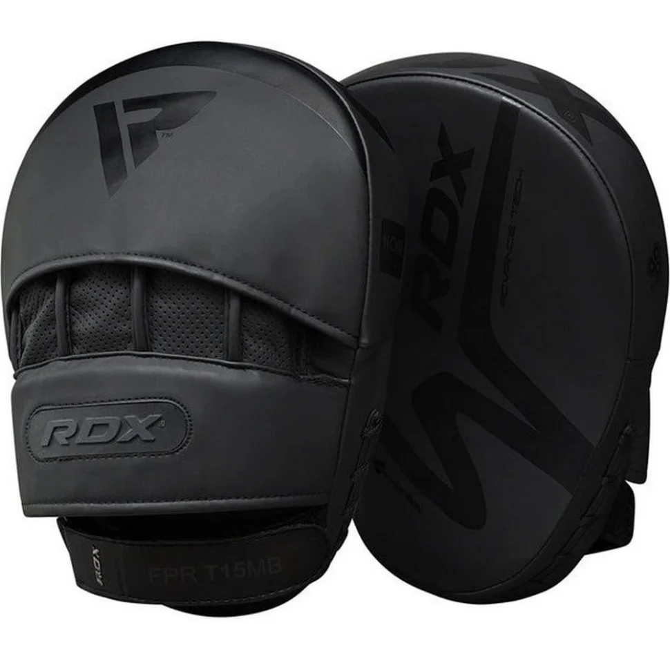 Лапи боксерські T15 Noir Matte RDX Inc Limited FPR-T15MB, Black