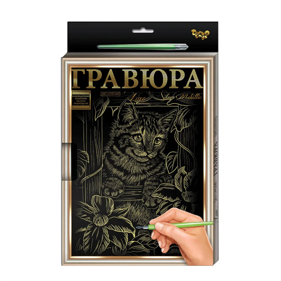 Гравюра А-4 Danko Toys L-GrA4-02 з рамкою