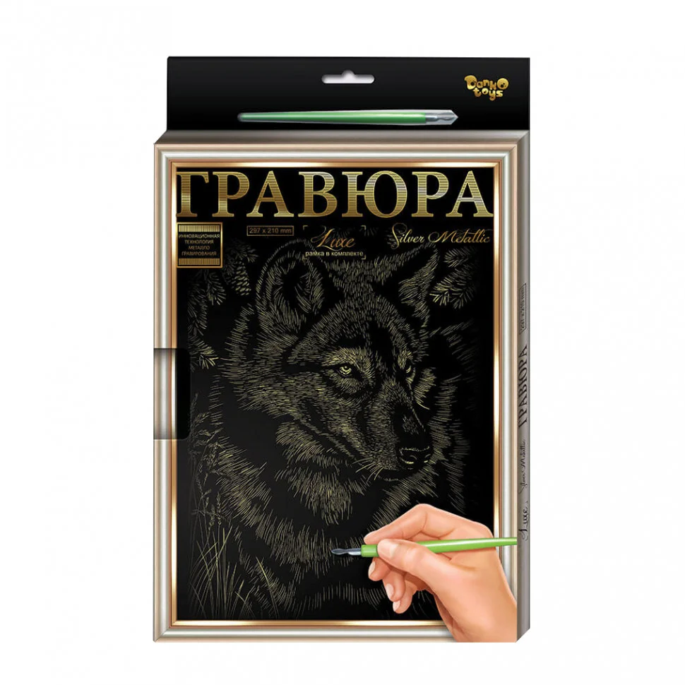 Гравюра А-4 Danko Toys L-GrA4-02 з рамкою