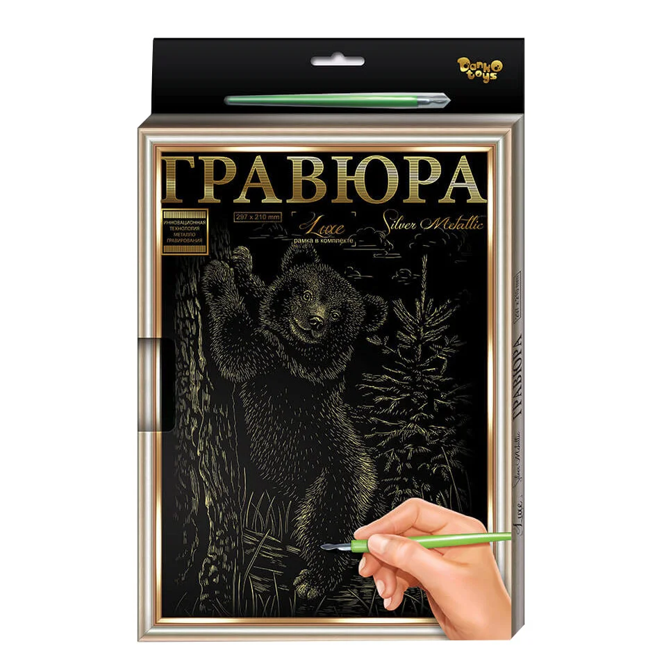 Гравюра А-4 Danko Toys L-GrA4-02 з рамкою