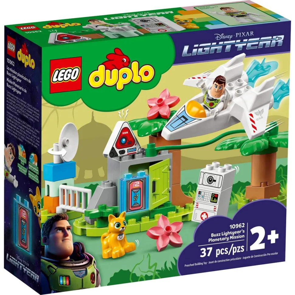 Конструктор LEGO DUPLO Disney Базз Спаситель и космическая миссия 10962