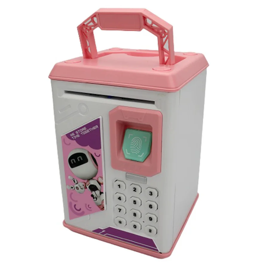 Дитяча іграшка Сейф скарбничка на батарейках Bambi 906(Pink) рожевий