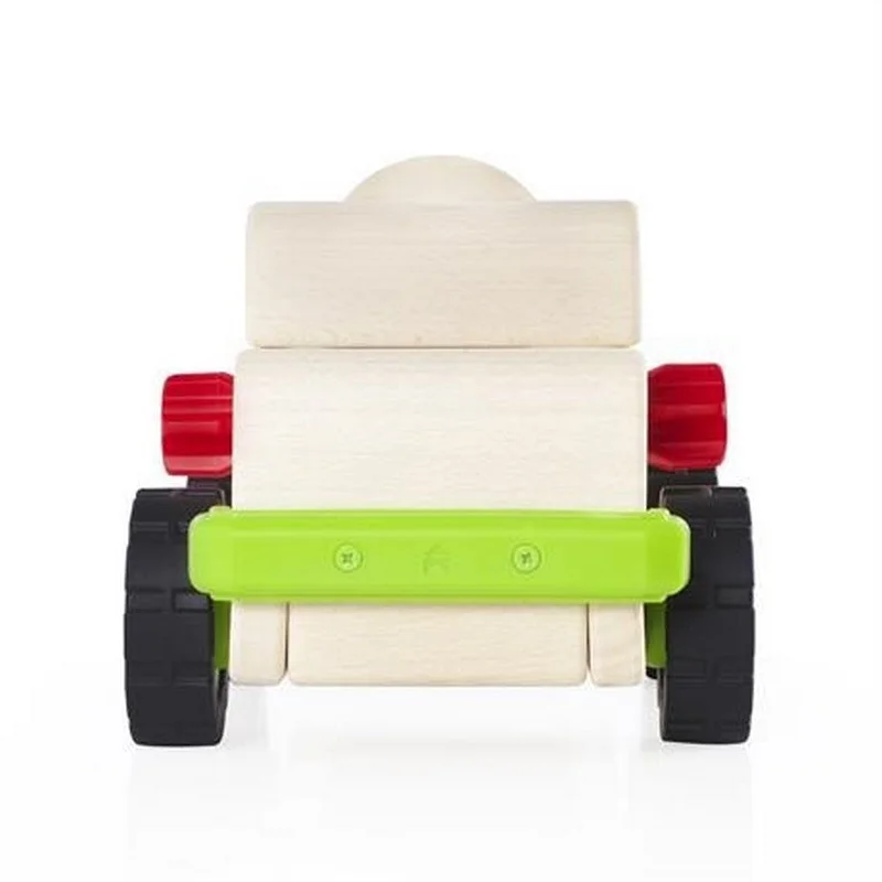 Велика машинка Block Science Trucks Бетоновоз Guidecraft G7530 дерев'яний 38 см