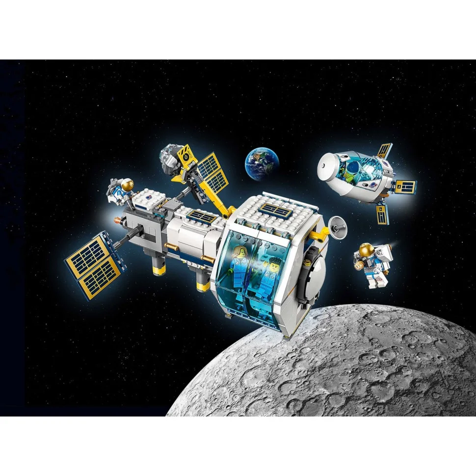 Конструктор LEGO City Лунная космическая станция 60349