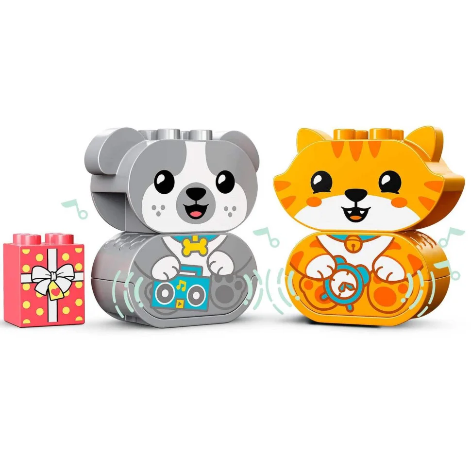 Конструктор LEGO DUPLO My First Моє перше цуценя та кошеня зі звуками 10977