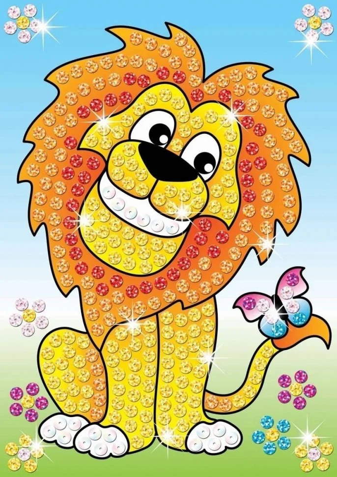 Набір для творчості Sequin Art LASER Lions SA1318