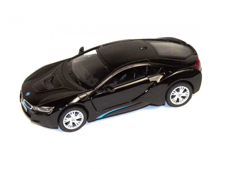 Модель легковой машинки BMW i8 Kinsmart KT5379W инерционная