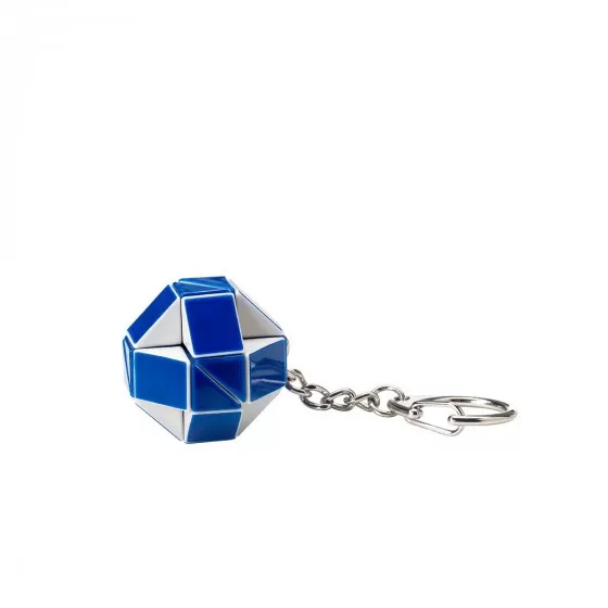 Міні-головоломка RUBIK'S - ЗМІЙКА БІЛО-БЛАКИТНА (з кільцем) RK-000146