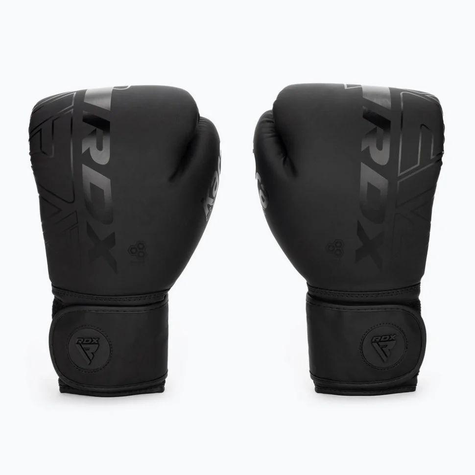 Боксерські рукавиці F6 Kara Matte RDX Inc Limited BGR-F6MB-6OZ, Black 6 унцій