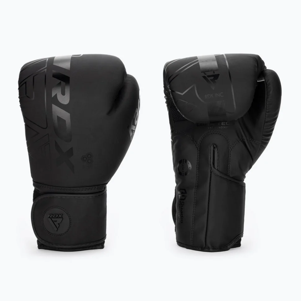 Боксерські рукавиці F6 Kara Matte RDX Inc Limited BGR-F6MB-6OZ, Black 6 унцій