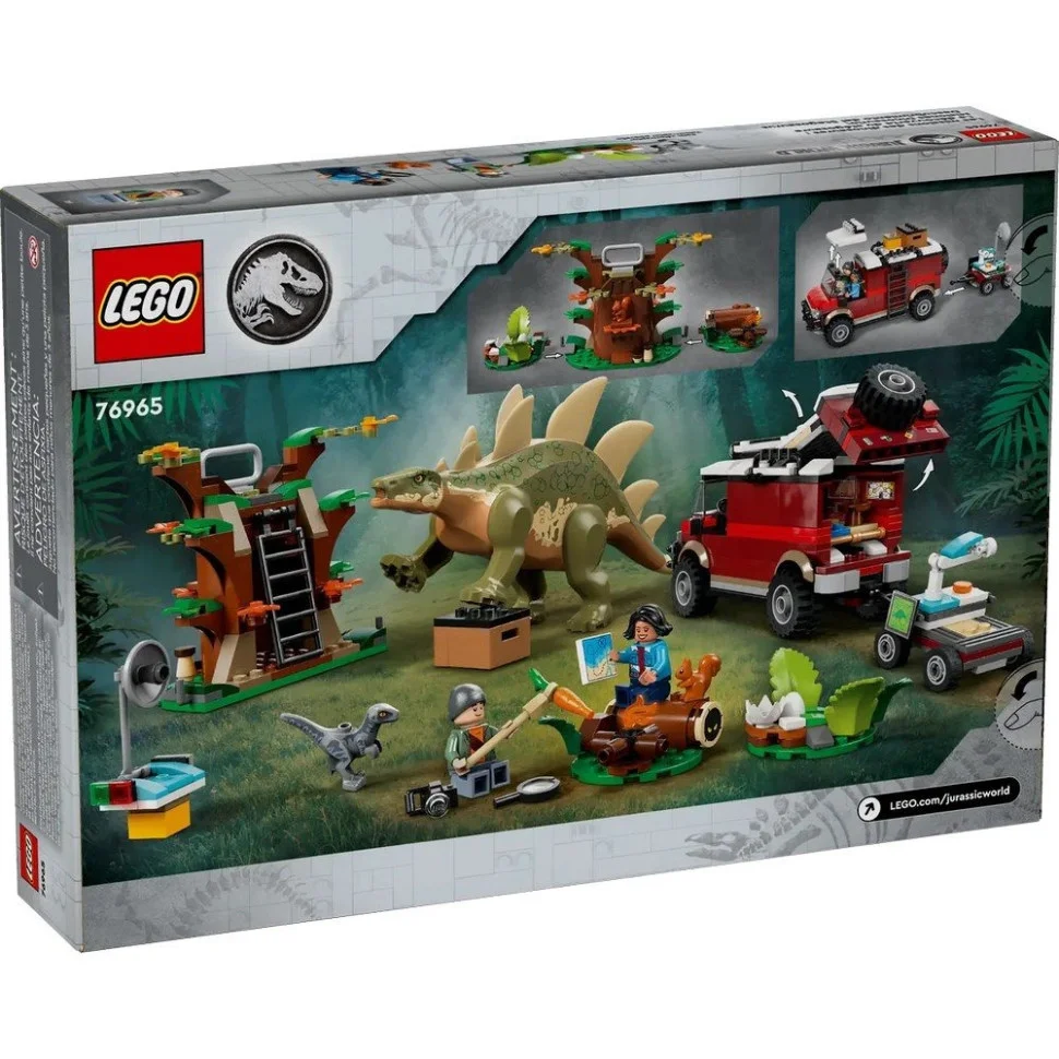 Конструктор «Миссии динозавров: Находка стегозавра» LEGO 76965, 420 деталей
