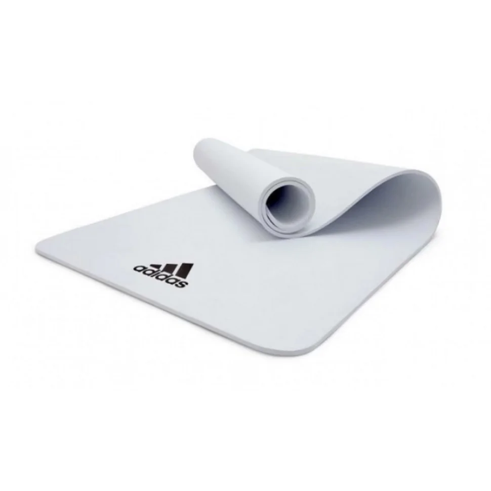 Коврик для йоги Yoga Mat Adidas ADYG-10100WH, белый 176 х 61 х 0,8 см