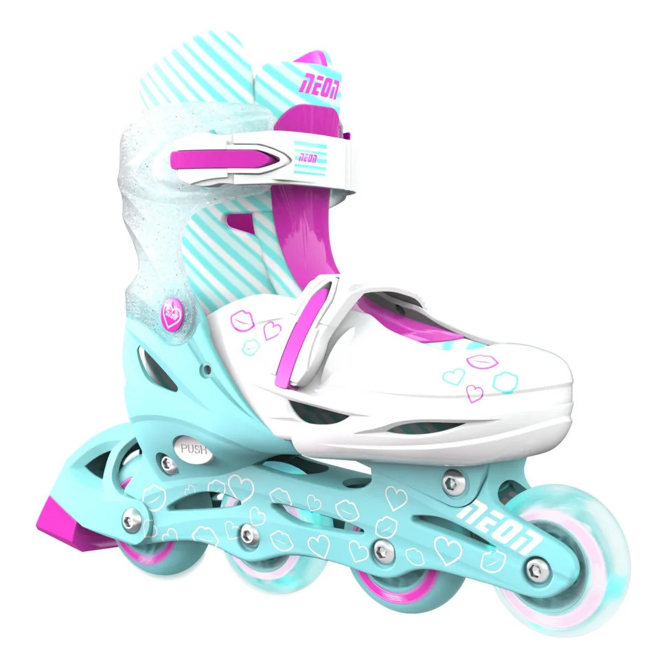 Ролики Neon COMBO SKATES Бірюзовий (Размер 30-33) NT09T4