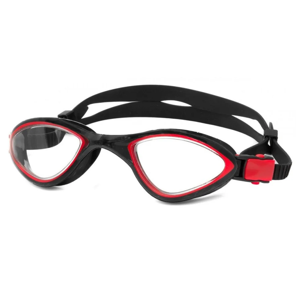 Очки для плавания FLEX 6663 Aqua Speed 086-31 черный, красный, OSFM