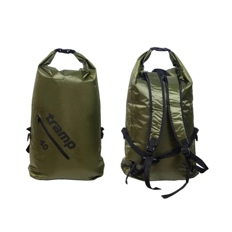 Герморюкзак PVC Diamond Ripstop Tramp UTRA-256-olive 25 л 