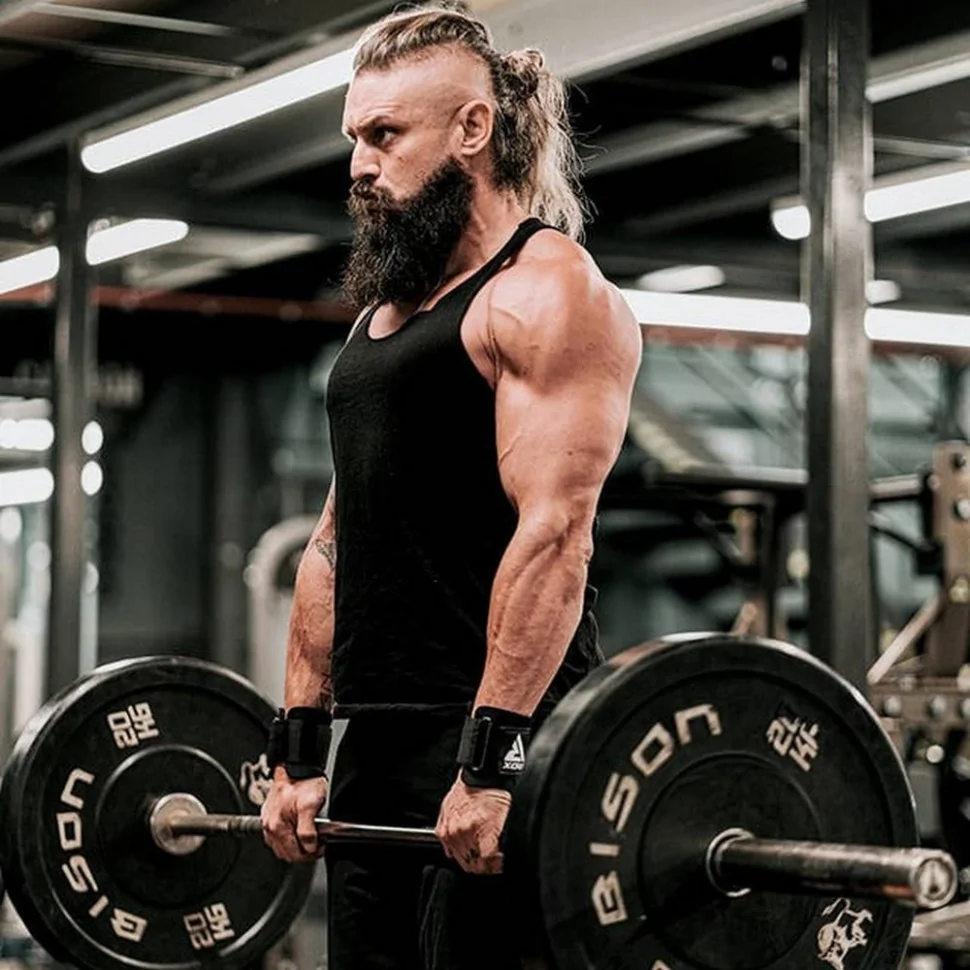 Крюки для тяги на запястье W5 Gym Hook Strap RDX Inc Limited WAN-W5U+ Blue 