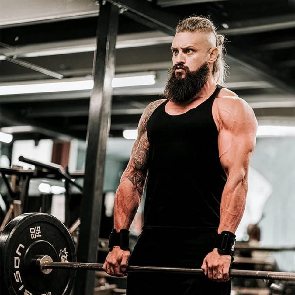 Крюки для тяги на запястье W5 Gym Hook Strap RDX Inc Limited WAN-W5U+ Blue 