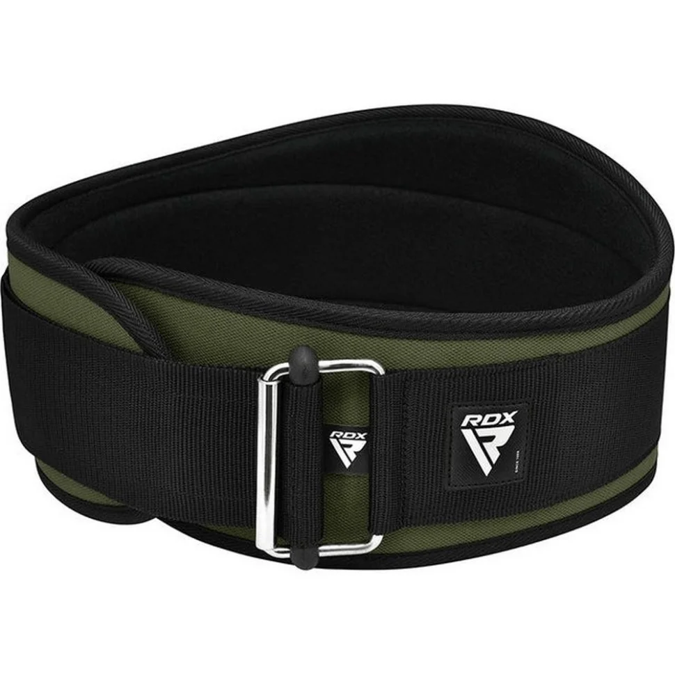 Пояс для важкої атлетики RX3 EVA Curve RDX Inc Limited WBE-RX3AG-S, неопреновий, Army Green, S