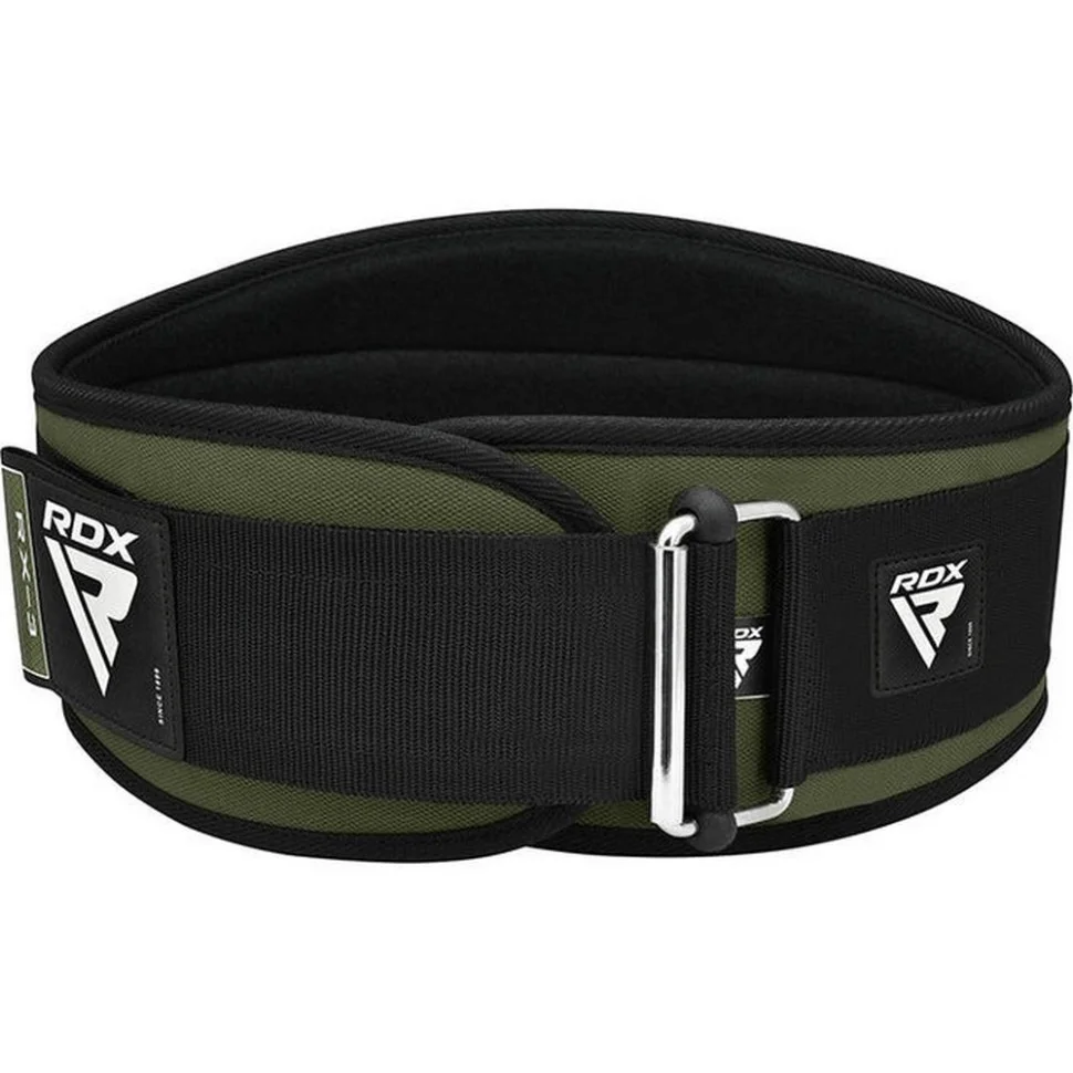 Пояс для важкої атлетики RX3 EVA Curve RDX Inc Limited WBE-RX3AG-S, неопреновий, Army Green, S