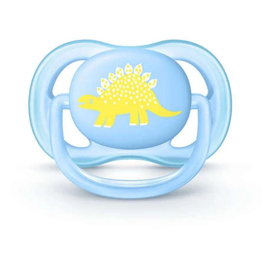 Пустышка Avent ортодонтическая Ultra Air, 0-6 мес. зеленая/голубая 2 шт. SCF344/20