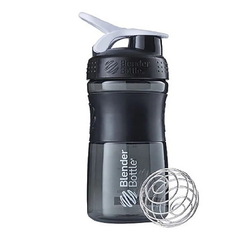 Шейкер спортивний (пляшка) SportMixer Flip BlenderBottle SM 20oz Black/White, 590 ml