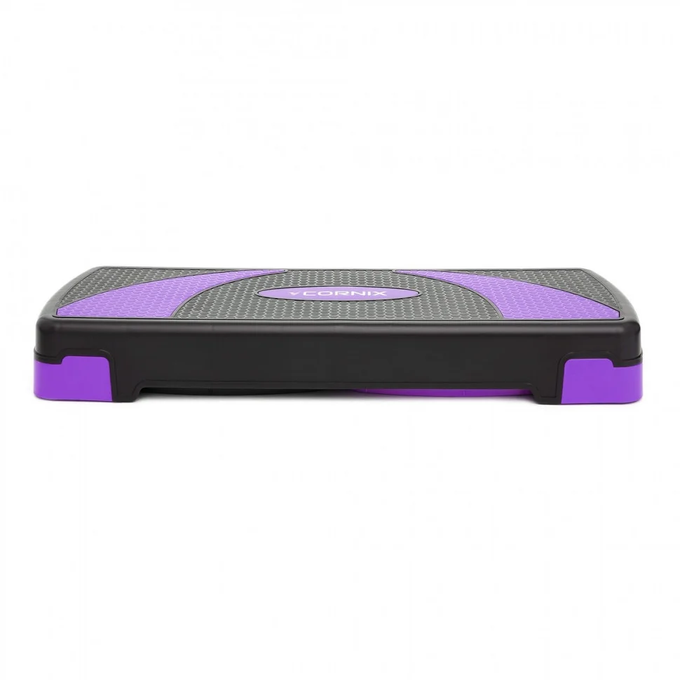 Степ-платформа 3-ступенева Cornix XR-0183, 78 х 29 х 10-20 см, Black/Purple
