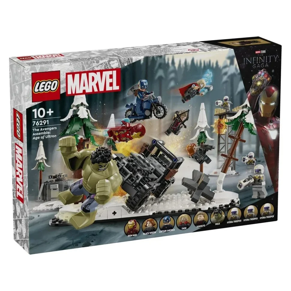 Конструктор LEGO Marvel Мстители: Эра Альтрона 76291, 613 деталей