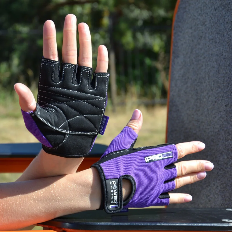 Рукавички для фітнесу Pro Grip Power System PS-2250_M_Purple, Purple M