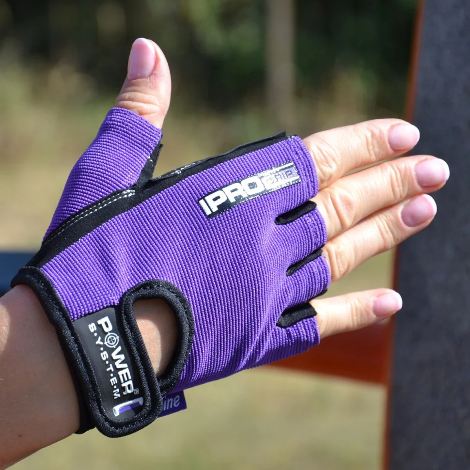 Рукавички для фітнесу Pro Grip Power System PS-2250_M_Purple, Purple M