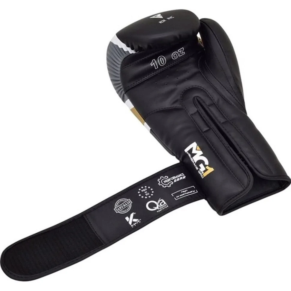 Боксерские перчатки F7 Ego RDX Inc Limited BGR-F7BGL-16oz, Black Golden 16 унций