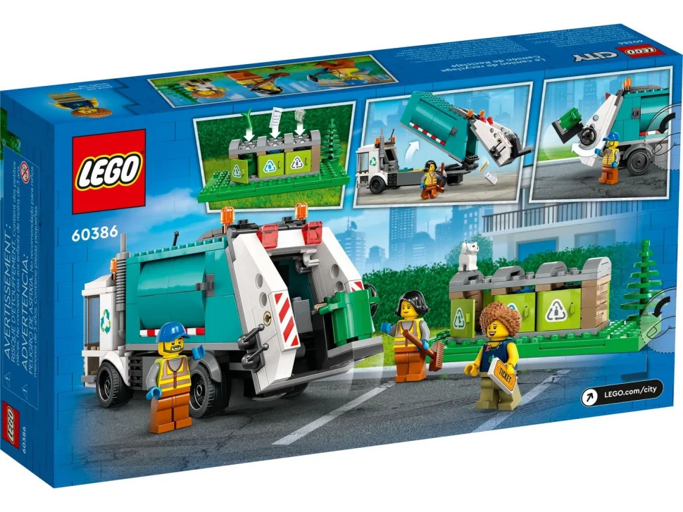 Конструктор LEGO City Сміттєпереробна вантажівка 60386