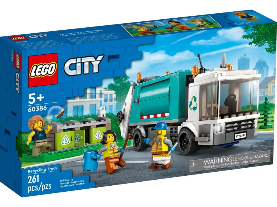 Конструктор LEGO City Сміттєпереробна вантажівка 60386