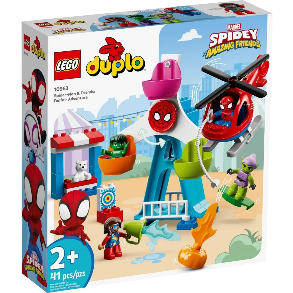 Конструктор LEGO DUPLO Super Heroes Людина-Павук і друзі: Пригоди на ярмарку 10963