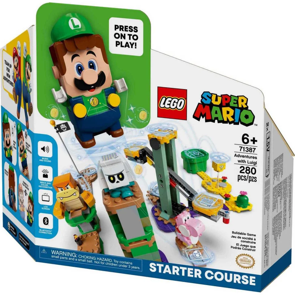 Конструктор LEGO Super Mario Пригоди з Луїджі. Стартовий набір 71387
