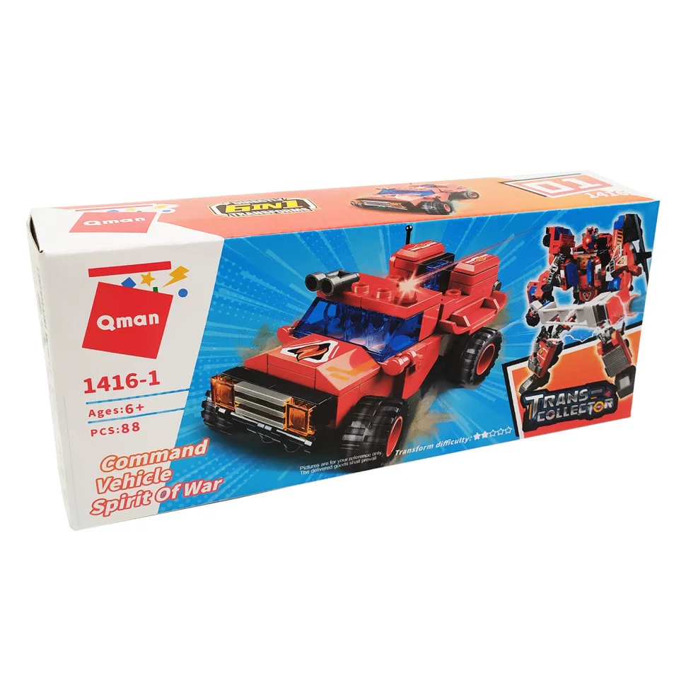 Дитячий конструктор Qman 1416 транспорт