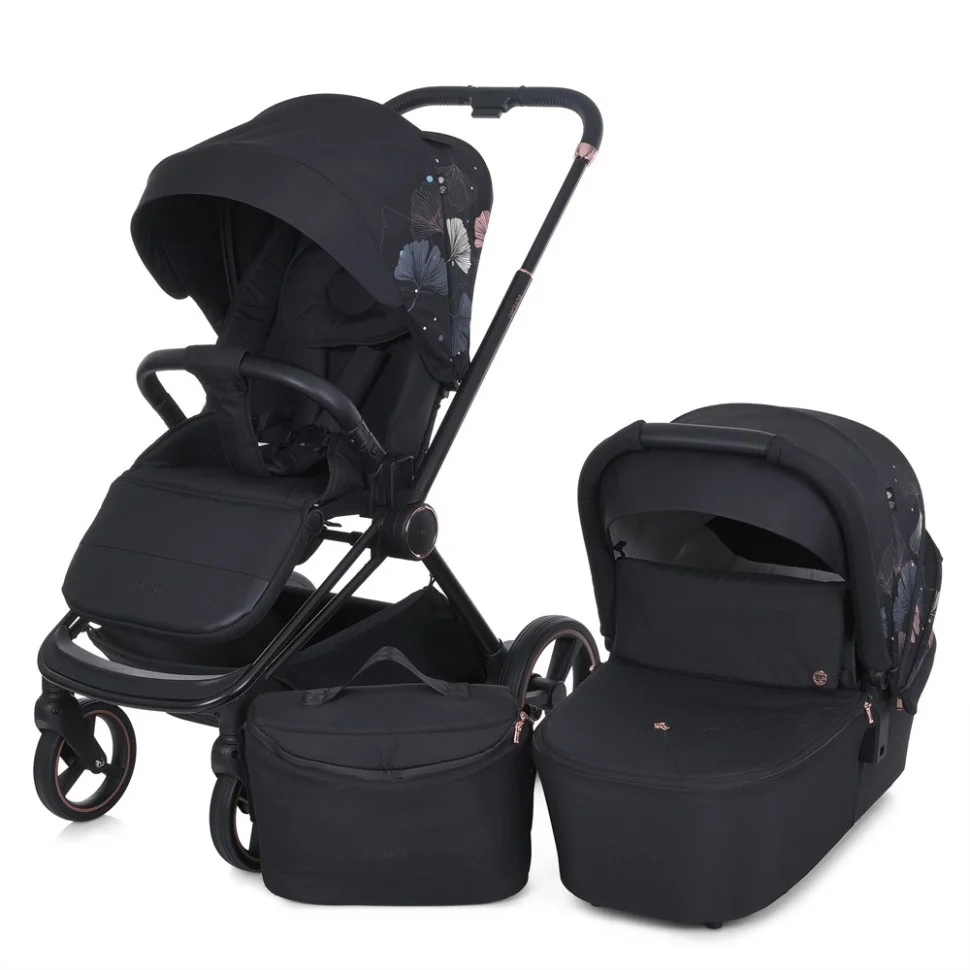 Коляска детская универсальная 2 в 1 PERSONA El Camino ME 1091-B Black Art
