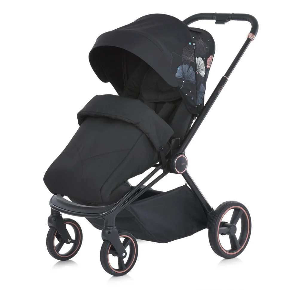 Коляска детская универсальная 2 в 1 PERSONA El Camino ME 1091-B Black Art