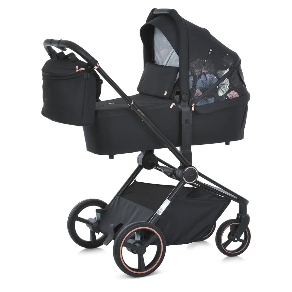 Коляска детская универсальная 2 в 1 PERSONA El Camino ME 1091-B Black Art