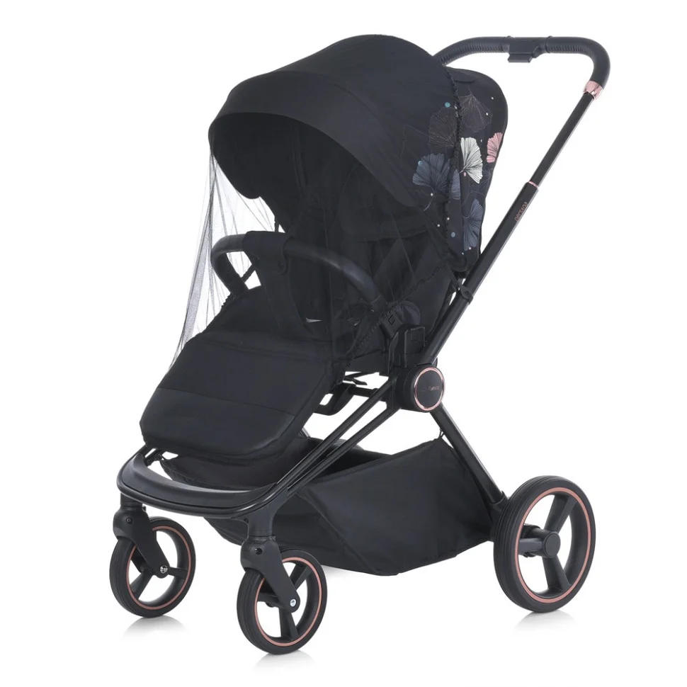 Коляска детская универсальная 2 в 1 PERSONA El Camino ME 1091-B Black Art