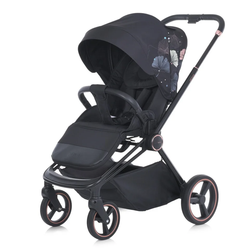 Коляска детская универсальная 2 в 1 PERSONA El Camino ME 1091-B Black Art
