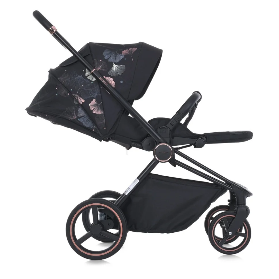 Коляска детская универсальная 2 в 1 PERSONA El Camino ME 1091-B Black Art