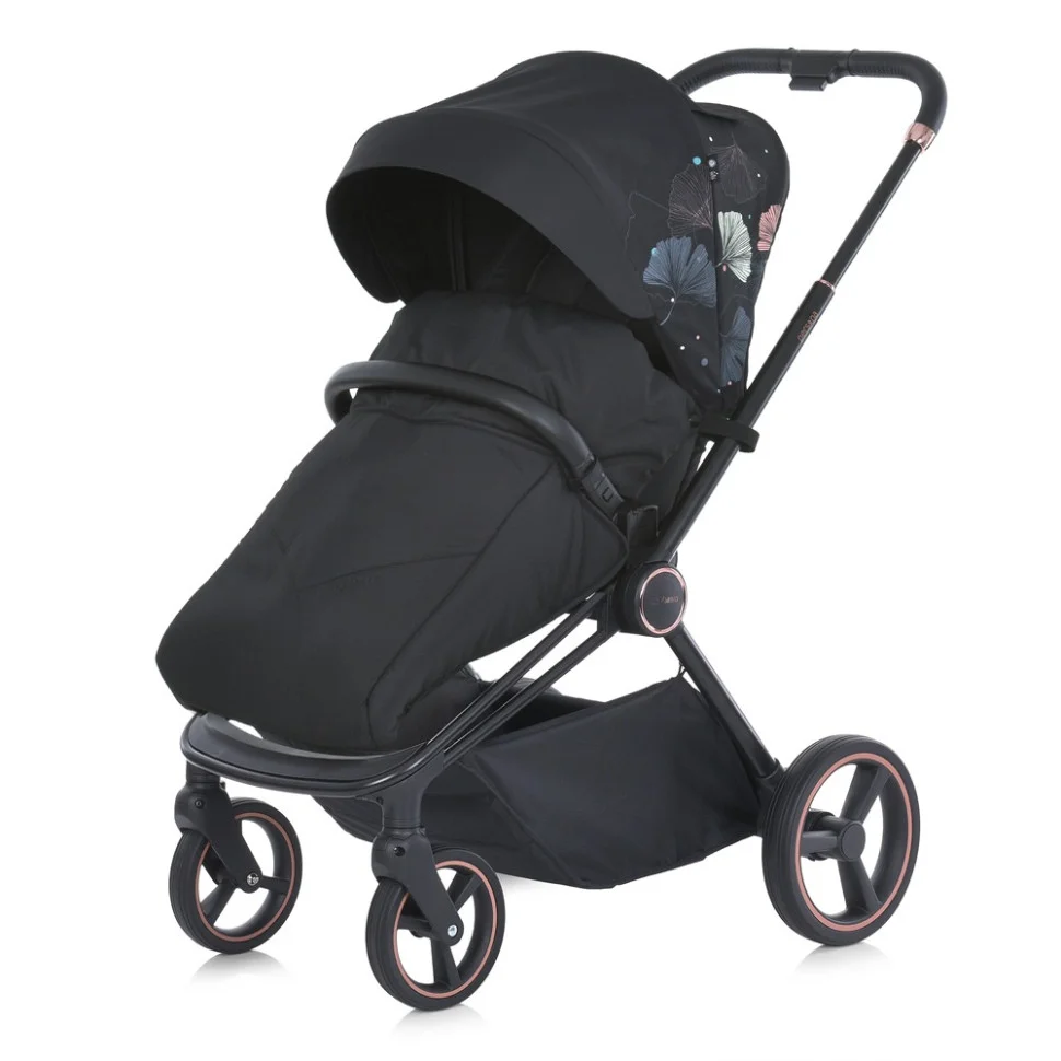 Коляска детская универсальная 2 в 1 PERSONA El Camino ME 1091-B Black Art