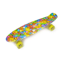 Скейт Penny Board «Caramel» Bambi PR061 колеса зі світлом 80 кг